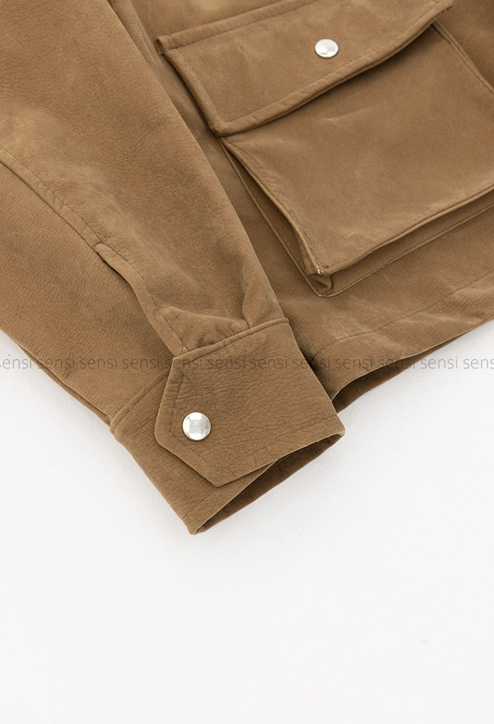 بامبر جلو زیپ جیر کد1005191